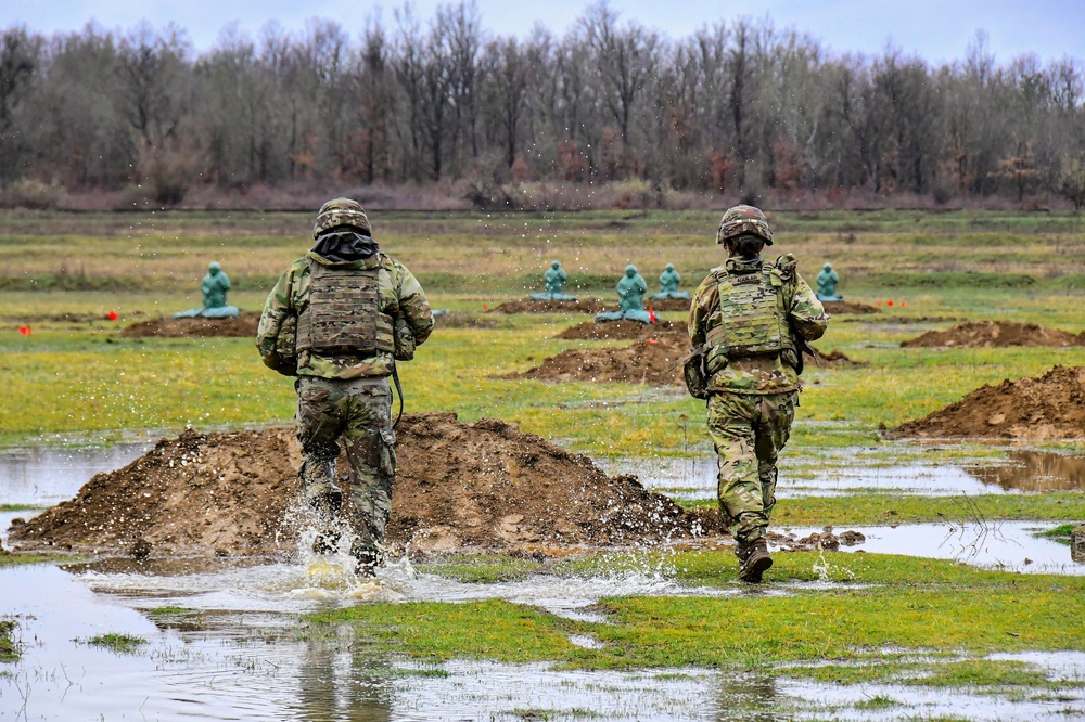 Sky Soldiers Conduct M4 team live-fire exercises at Gašinci training area, Croatia