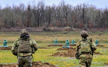 Sky Soldiers Conduct M4 team live-fire exercises at Gašinci training area, Croatia