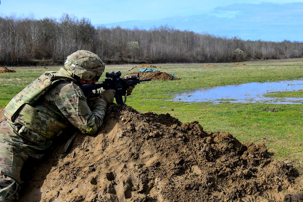 Sky Soldiers Conduct M4 team live-fire exercises at Gašinci training area, Croatia