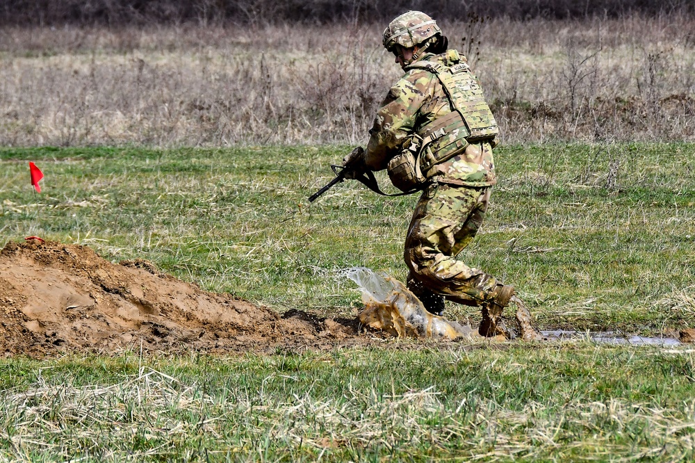 Sky Soldiers Conduct M4 team live-fire exercises at Gašinci training area, Croatia