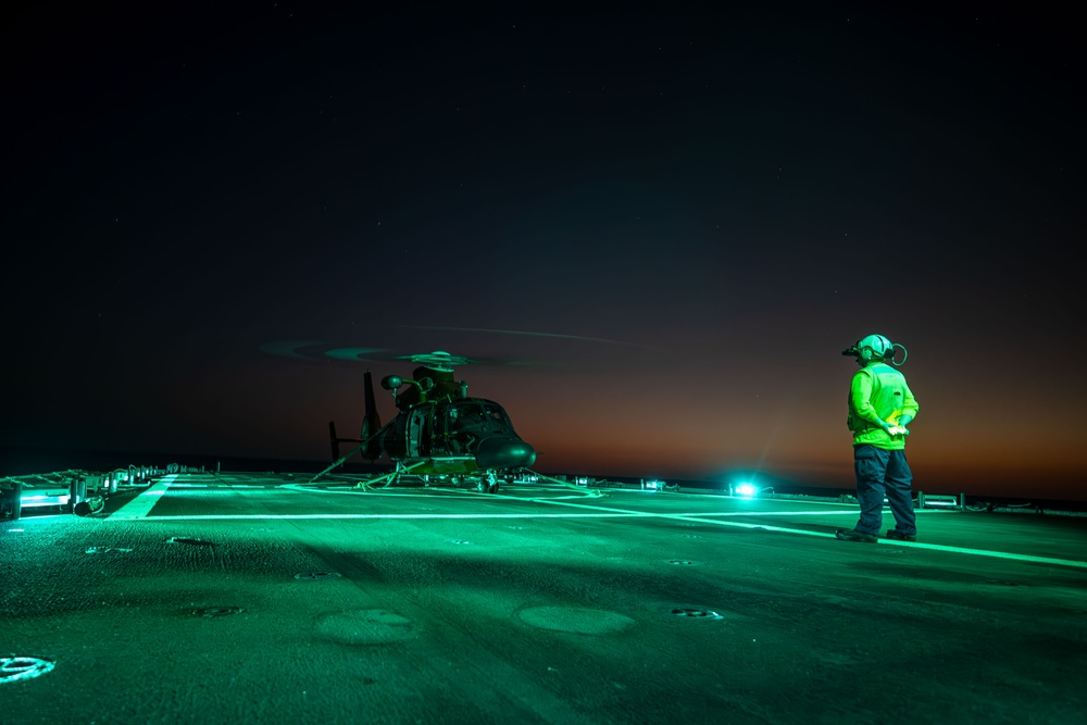Coast Guard Cutter Kimball conducts operations in the Eastern Pacific Ocean