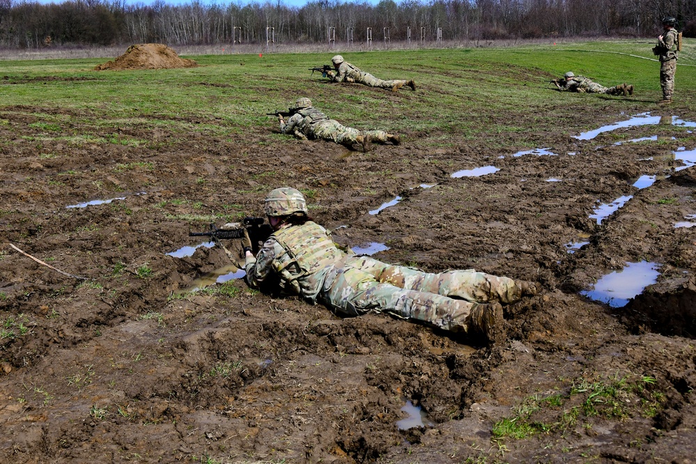 Sky Soldiers Conduct M4 team live-fire exercises at Gašinci training area, Croatia