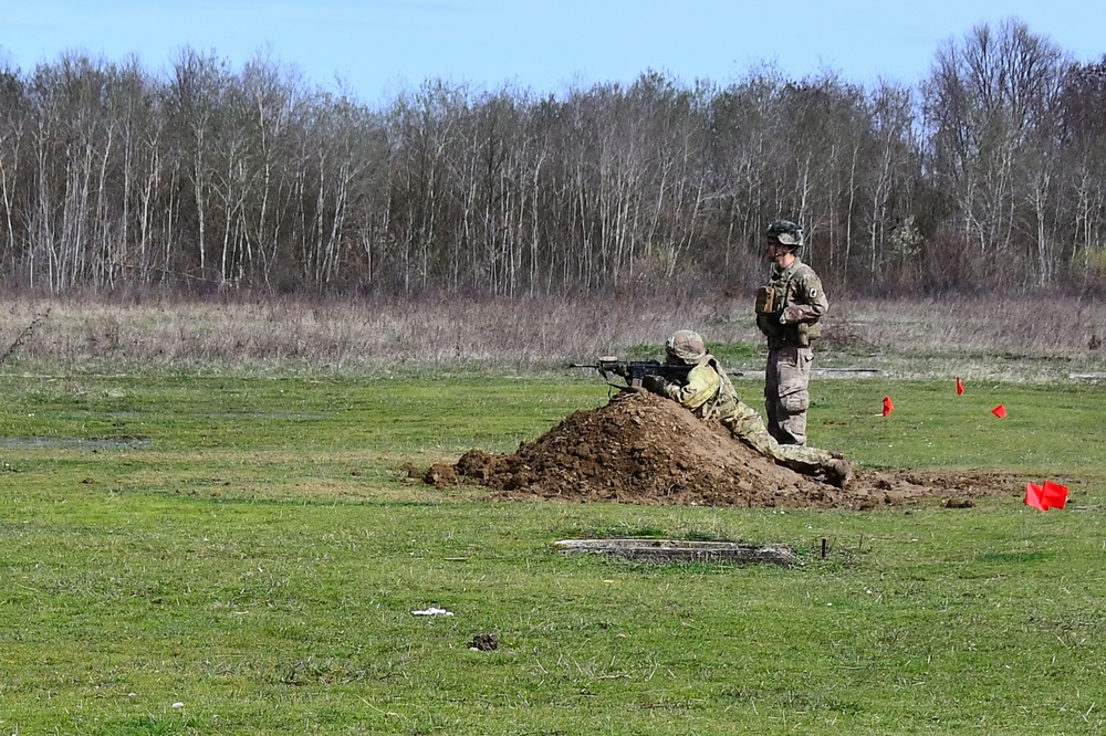 Sky Soldiers Conduct M4 team live-fire exercises at Gašinci training area, Croatia