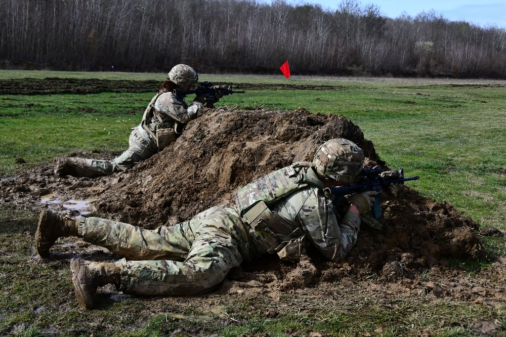 Sky Soldiers Conduct M4 team live-fire exercises at Gašinci training area, Croatia