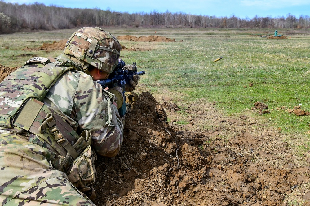 Sky Soldiers Conduct M4 team live-fire exercises at Gašinci training area, Croatia