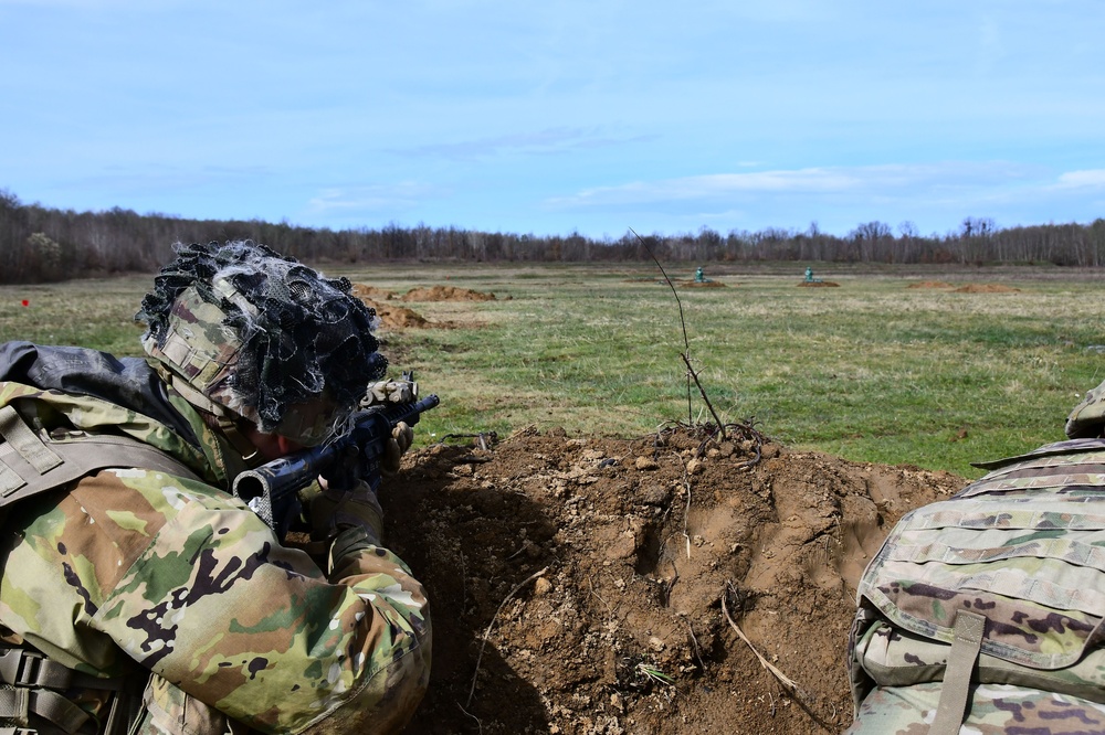 Sky Soldiers Conduct M4 team live-fire exercises at Gašinci training area, Croatia