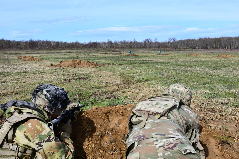 Sky Soldiers Conduct M4 team live-fire exercises at Gašinci training area, Croatia