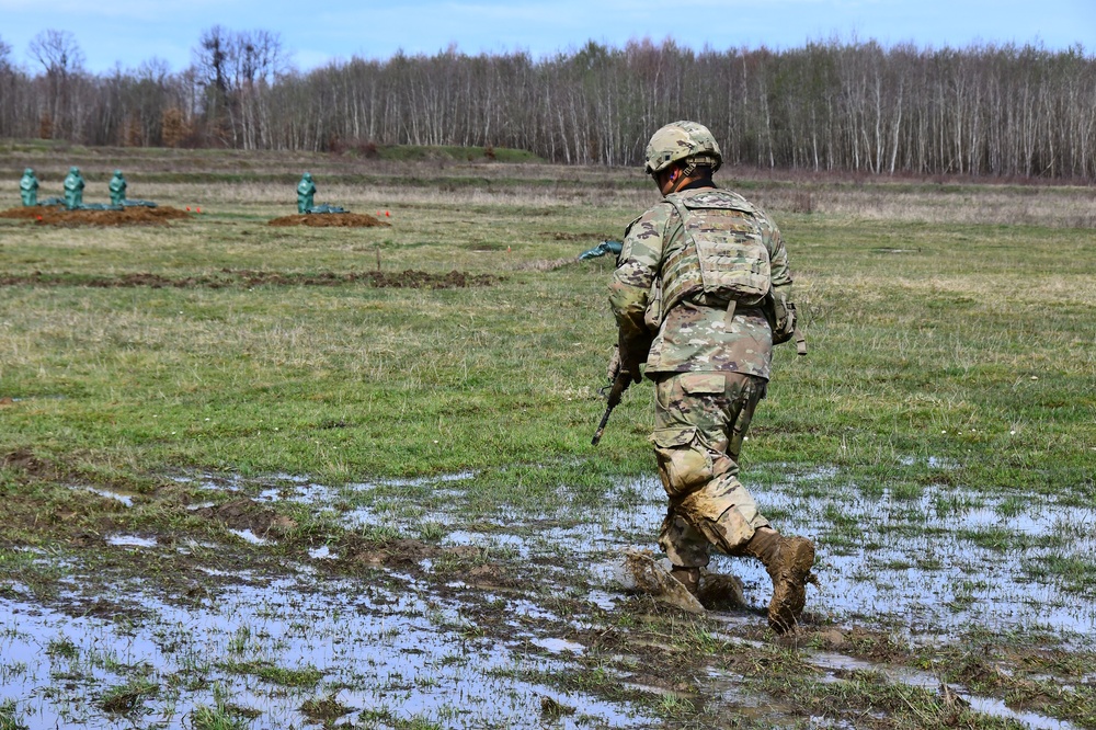 Sky Soldiers Conduct M4 team live-fire exercises at Gašinci training area, Croatia