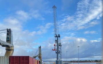 MSC Chartered Ship MV Ocean Giant Arrives in Port Hueneme for Operation Deep Freeze Off-Load