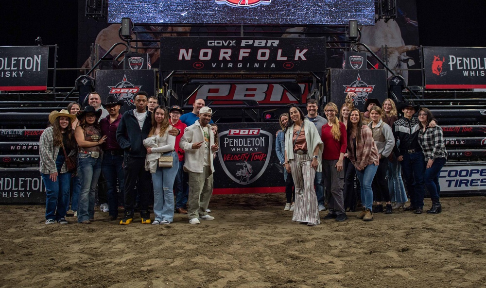 Sailors attend PBR Norfolk