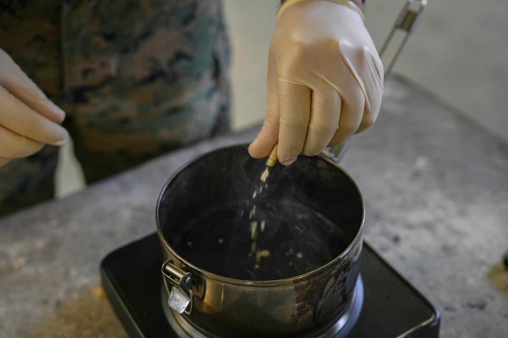 2nd MLG CBRN Marines Conduct Gas Chamber Training