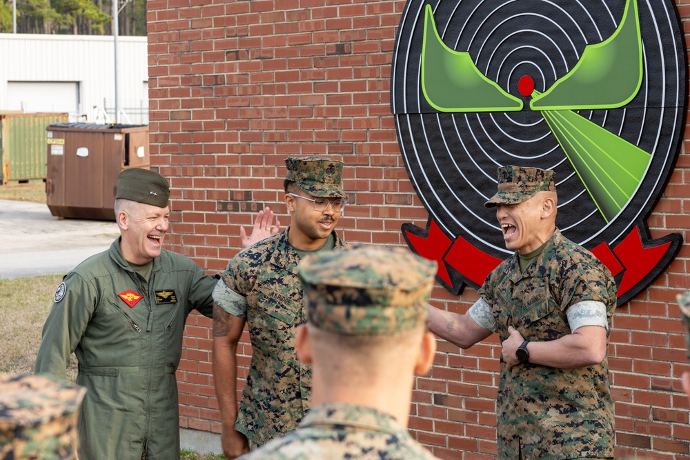 MACS-2 Marine Awarded 2nd Marine Aircraft Wing Cowbell Award