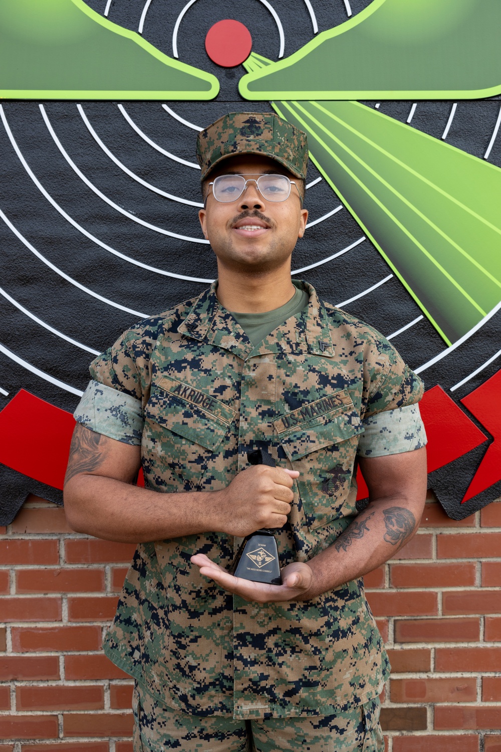 MACS-2 Marine Awarded 2nd Marine Aircraft Wing Cowbell Award