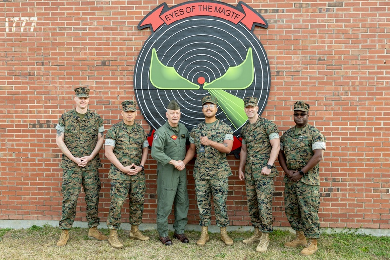 MACS-2 Marine Awarded 2nd Marine Aircraft Wing Cowbell Award