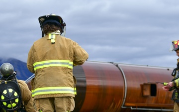 Exercise Fighting Wyvern 25-01 simulated fire incident