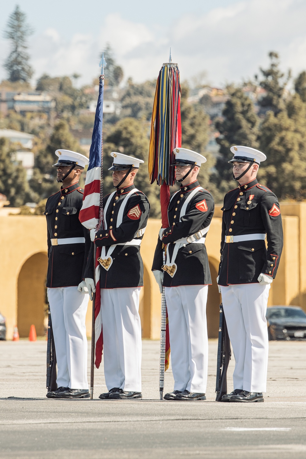 Battle Color Training Detachment Visit at MCRD San Diego