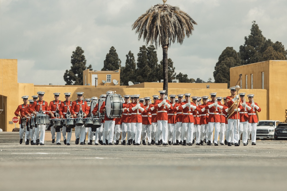 Battle Color Training Detachment Visit at MCRD San Diego