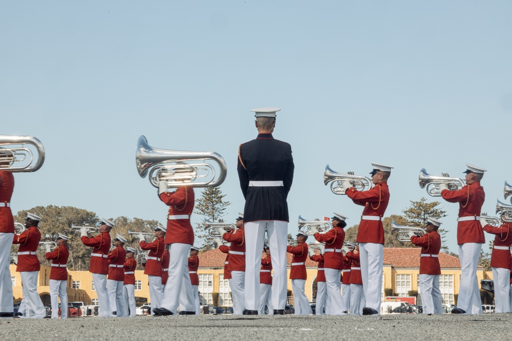 Battle Color Training Detachment Visit at MCRD San Diego