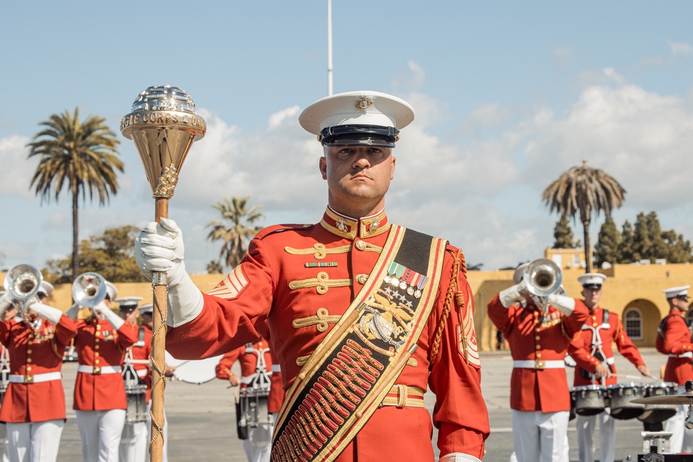 Battle Color Training Detachment Visit at MCRD San Diego