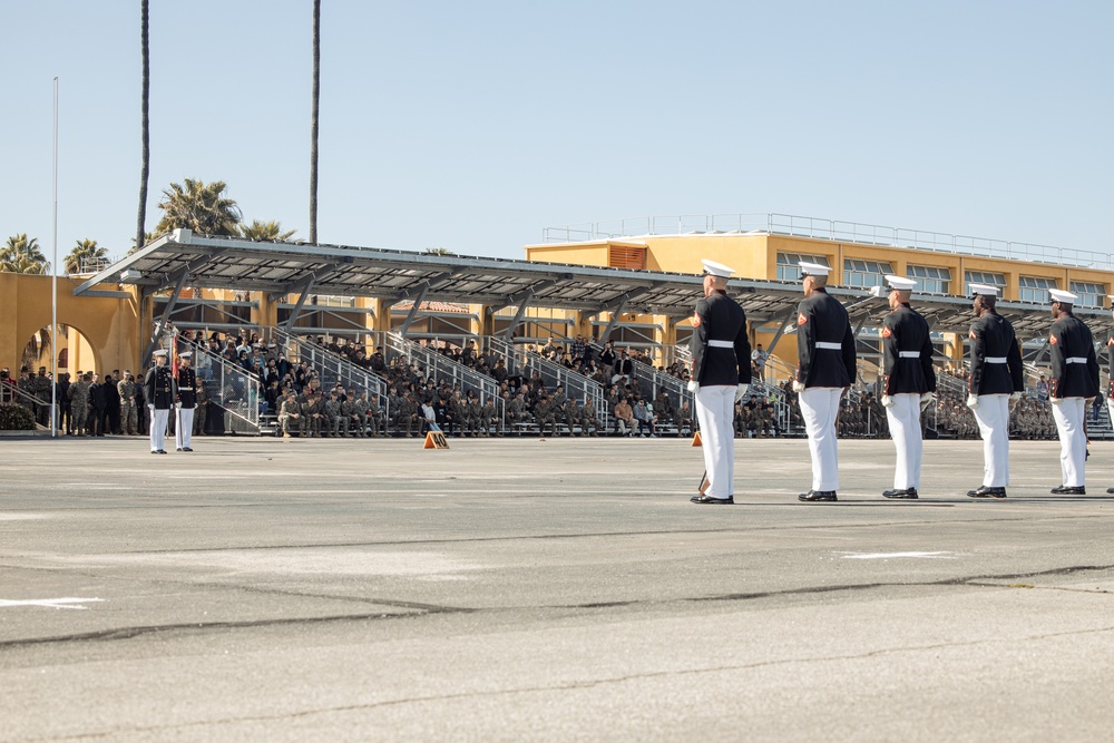 Battle Color Training Detachment Visit at MCRD San Diego