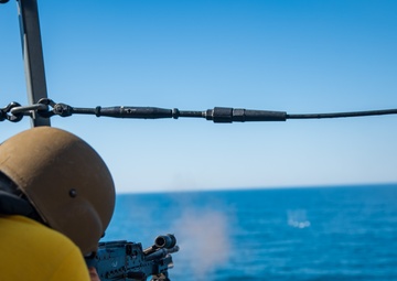 USS New York Crew Served Weapons Shoot