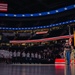 Sgt. Shelby Petersen performs the national anthem at Capital One Arena