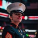 Sgt. Shelby Petersen performs the national anthem at Capital One Arena