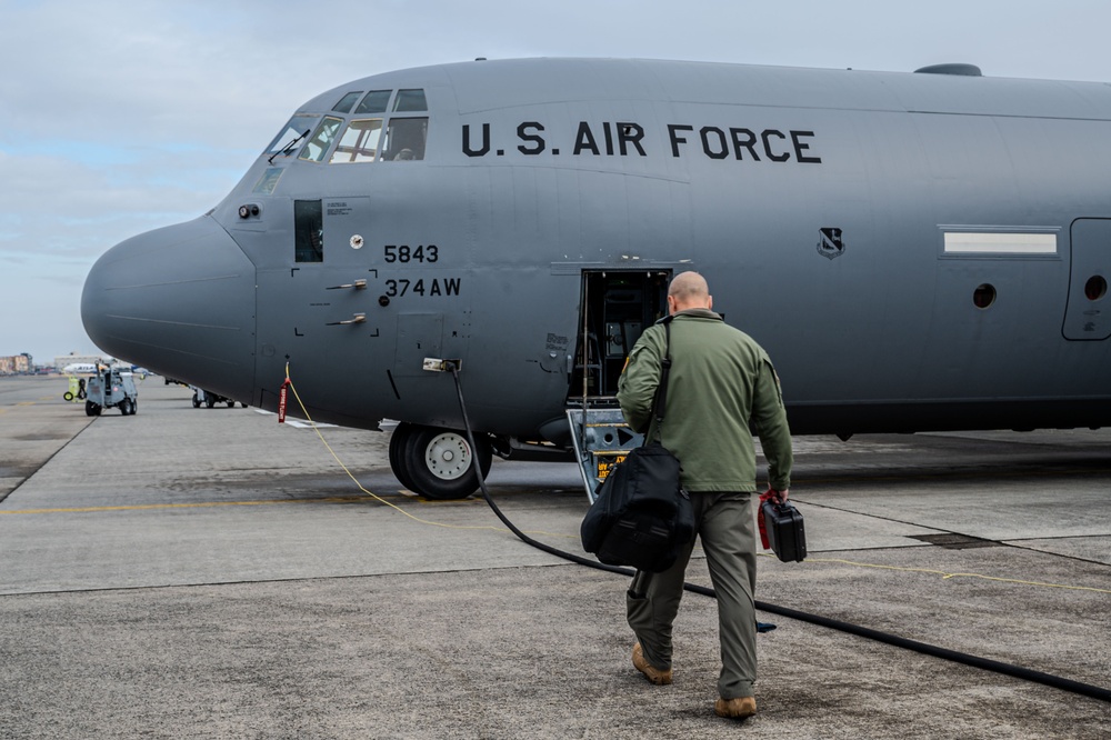 See you next time: 374 AW DCOM concludes final flight, assignment at Yokota