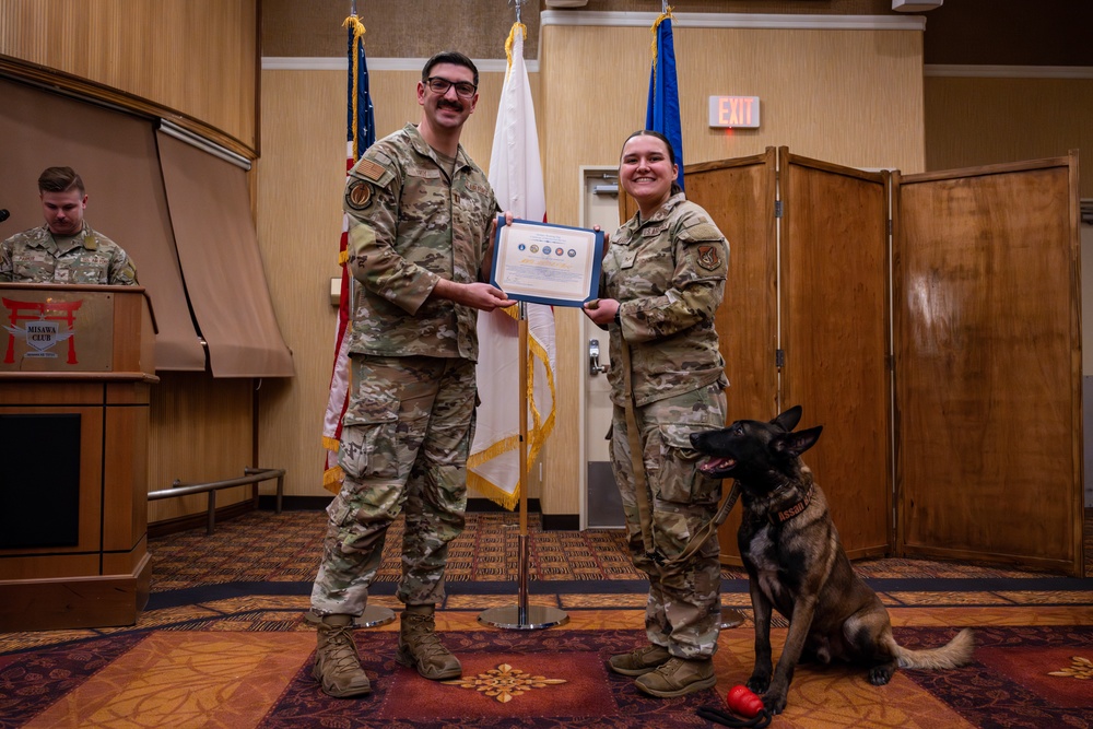 Paw-some Service: Celebrating MWD Pito and Assan