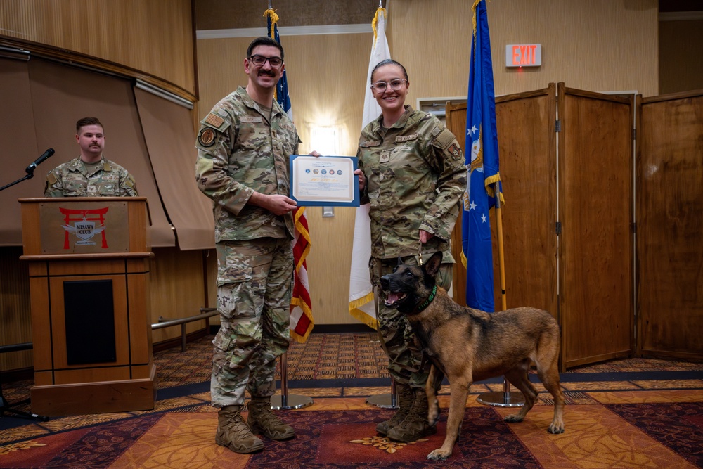 Paw-some Service: Celebrating MWD Pito and Assan