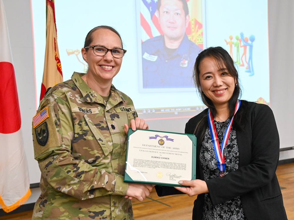 USAG Okinawa Hosts Awards, Town Hall Meeting