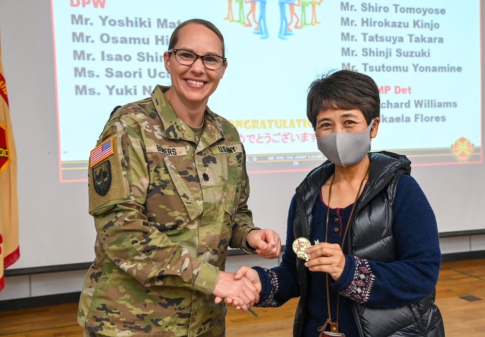 USAG Okinawa Hosts Awards, Town Hall Meeting