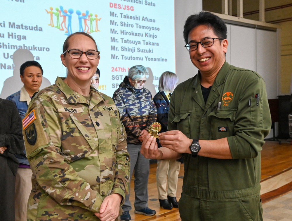 USAG Okinawa Hosts Awards, Town Hall Meeting