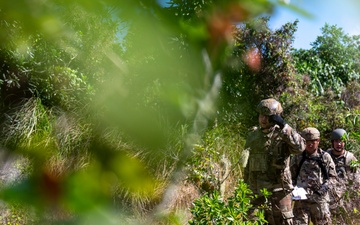 Andersen land navigation course has students explore jungle