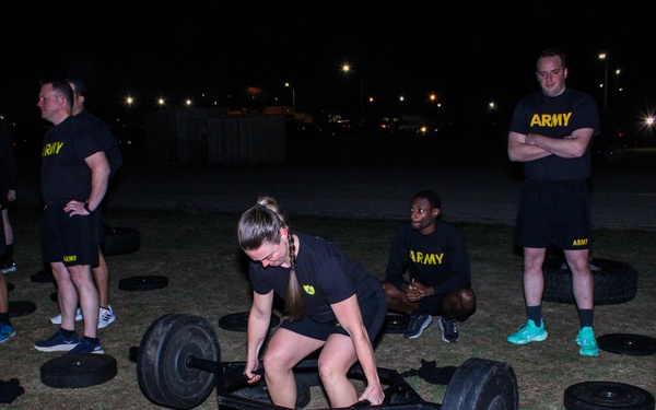 HHBN, III Armored Corps Conducts Fitness Challenge