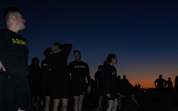HHBN, III Armored Corps Conducts Fitness Challenge