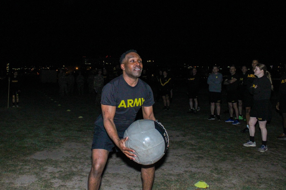 HHBN, III Armored Corps Conducts Fitness Challenge