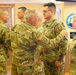 Fort McCoy Garrison Soldiers switch to 88th Readiness Division patch in patching ceremony