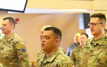 Fort McCoy Garrison Soldiers switch to 88th Readiness Division patch in patching ceremony