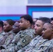 U.S. Soldiers receive a welcome brief  in support of the Southern Border Mission