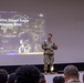 U.S. Soldiers receive a welcome brief in support of the Southern Border Mission