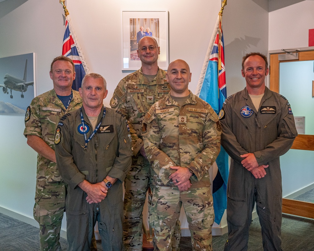 374 AW leaders bridge the gap: command team visits partners, tenant units down under