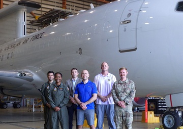 374 AW leaders bridge the gap: command team visits partners and tenant units down under