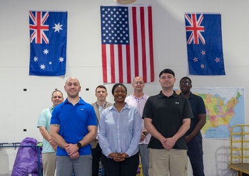 374 AW leaders bridge the gap: command team visits partners and tenant units down under