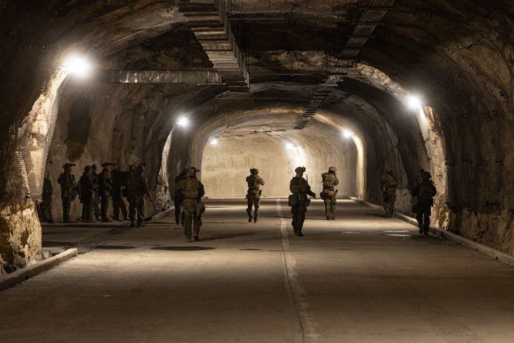 U.S. Reconnaissance Marines Execute Underground Training During KMEP 25.1 