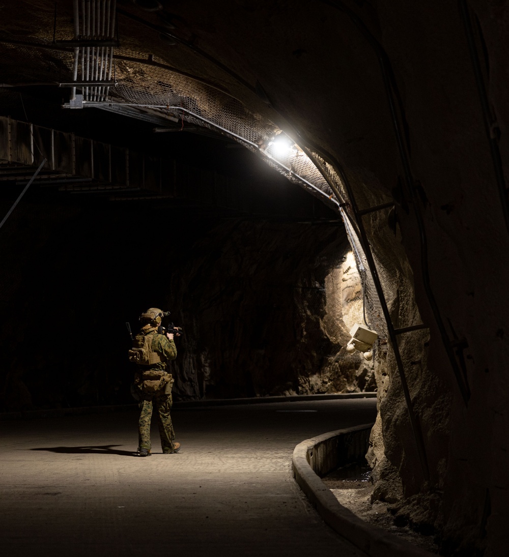 U.S. Reconnaissance Marines Execute Underground Training During KMEP 25.1 