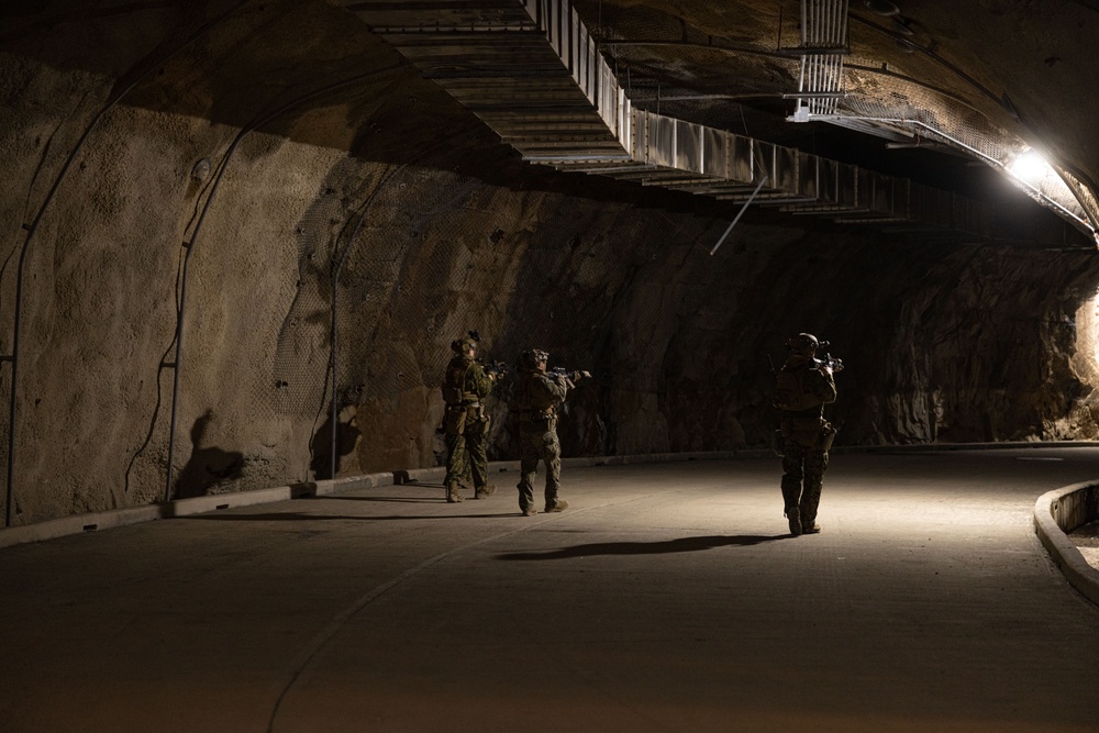 U.S. Reconnaissance Marines Execute Underground Training During KMEP 25.1 
