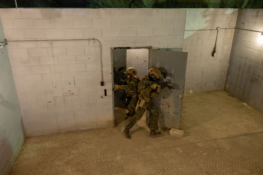 U.S. Reconnaissance Marines Execute Underground Training During KMEP 25.1 