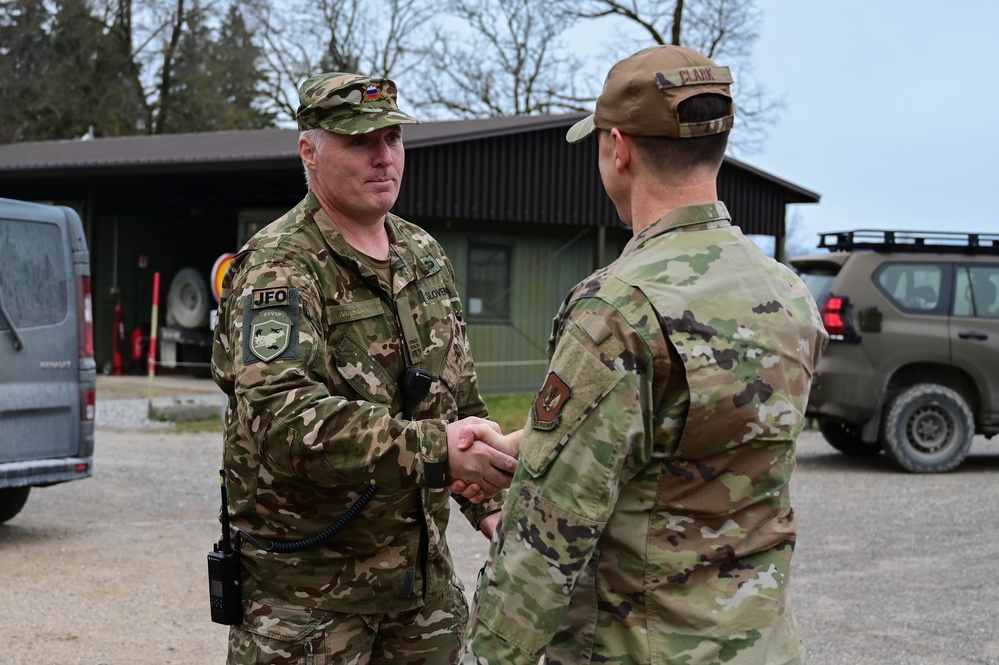 31st FW Leadership Visits Slovenia During Fighting Wyvern 25-01