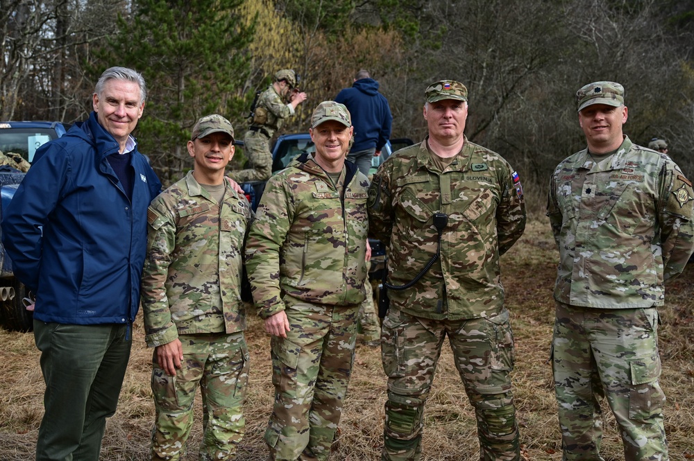 31st FW Leadership Visits Slovenia During Fighting Wyvern 25-01